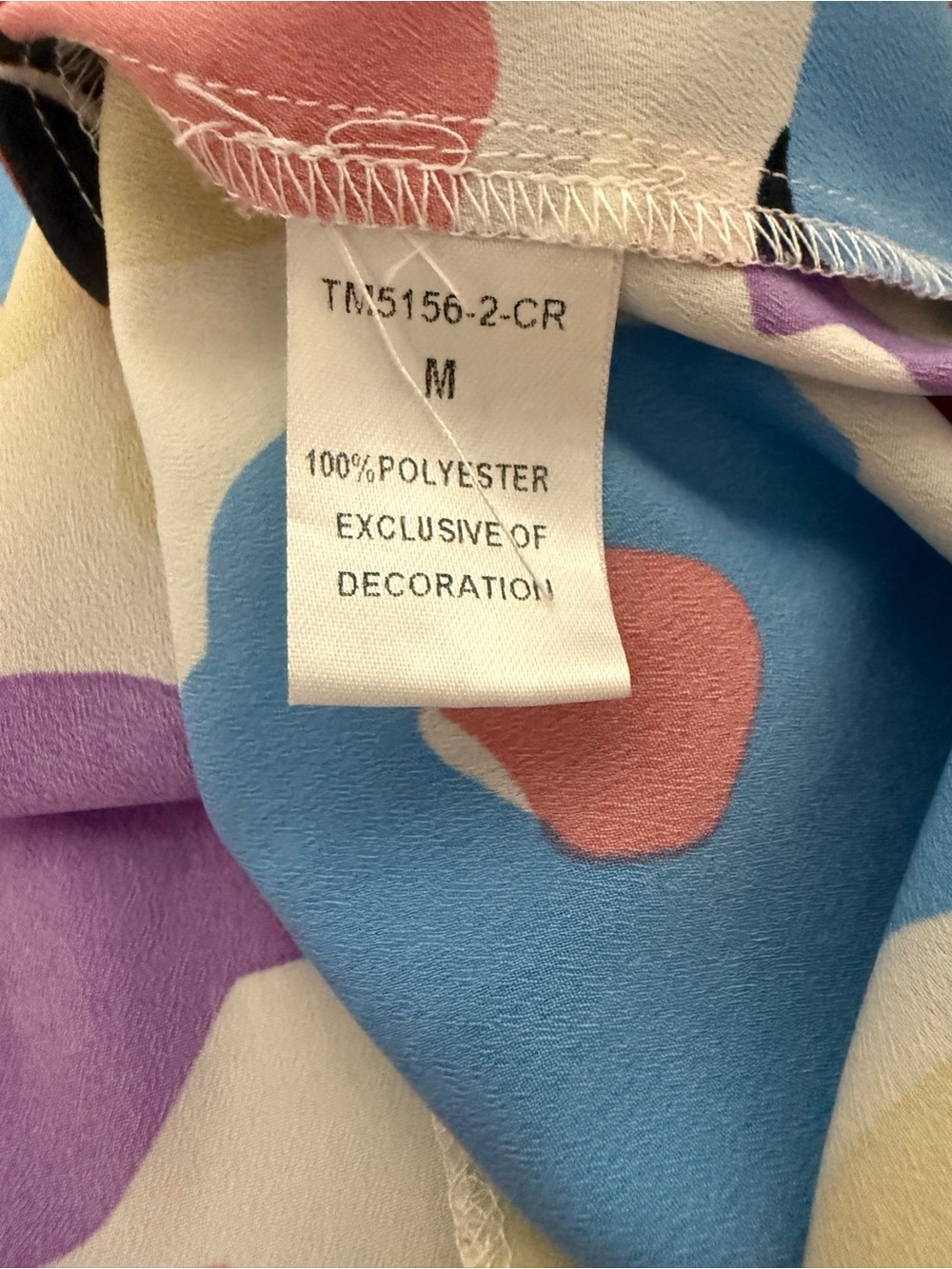 THML Multicolor Abstract Ruffle Sleeve Top
Size M - Picture 7 of 12